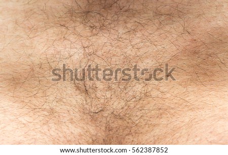 hairy male body