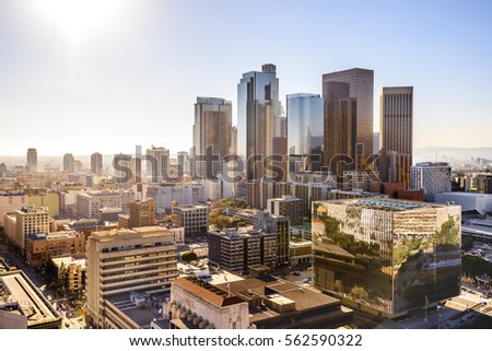 Downtown Cityscape Los Angeles, California, USA