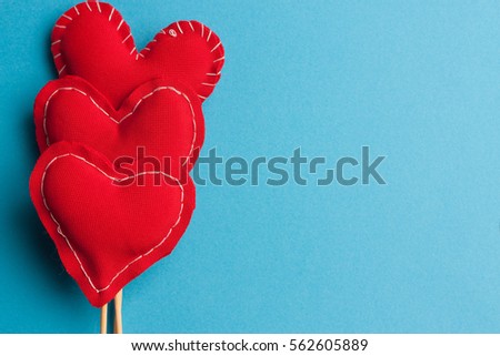 blue background love, holiday, happiness, valentines day, gift