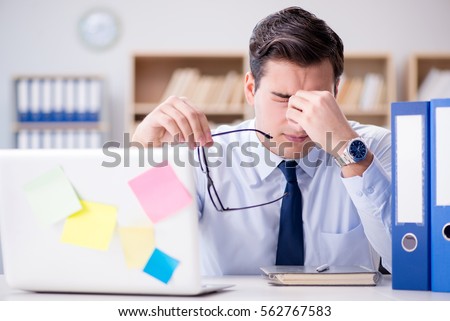 Businessman working in the office Royalty-Free Stock Photo #562767583