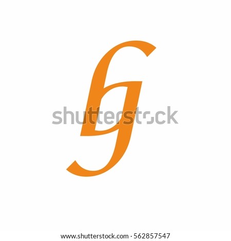 bg letter logo vector