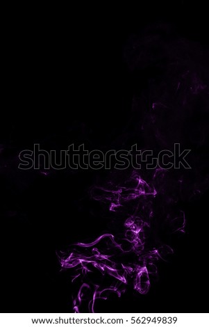 Smoke abstract on a black background