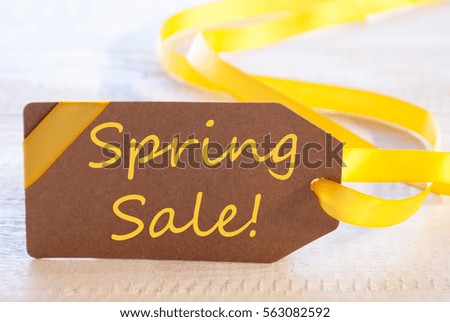 Easter Label, Text Spring Sale