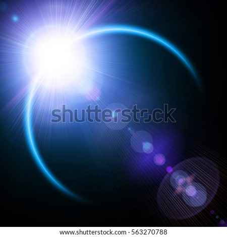 illustration of solar eclipse