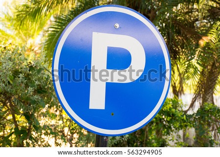 P traffic signs