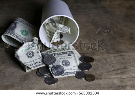 begging coin money