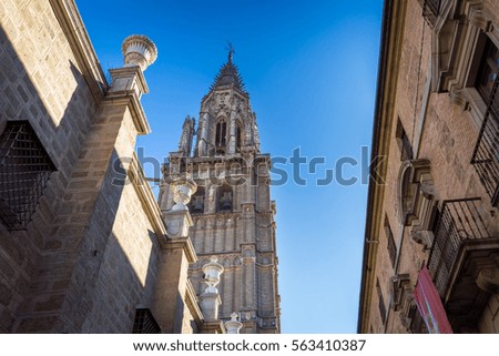 Cathedral of Toledo, Old town in Spain
