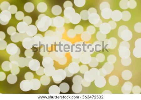 abstract bright,blur yellow white and green bokeh background.