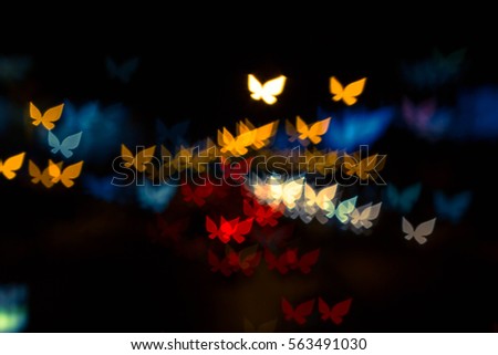 Abstract Butterfly Backgrounds Bokeh 