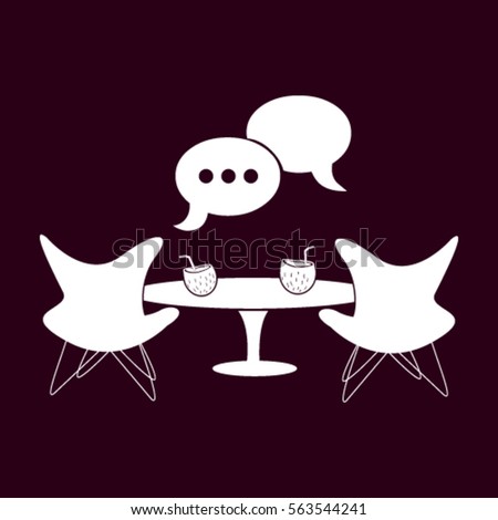 conversation vector icon