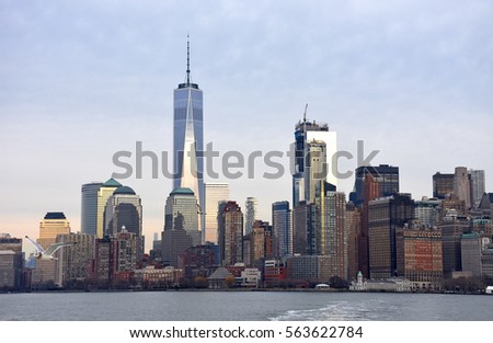 Manhattan Skyline in New York City
