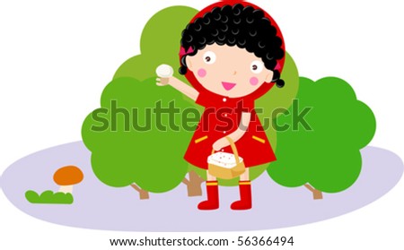 Vector Little Red Riding Hood