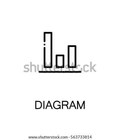 Diagram flat icon set. Collection of high quality outline symbols for web design, mobile app. Diagram vector thin line icons or logo.