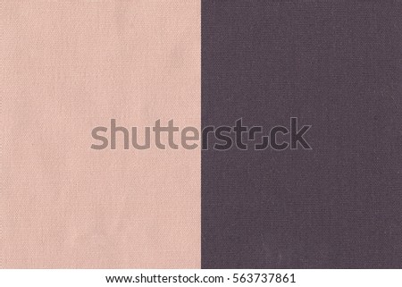 Two ivory(brown) textile(fabric) textures for background. (wooden, canvas)
