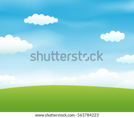 Landscape with sky and clouds