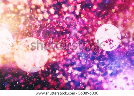 Christmas wallpaper decorations concept.holiday festival backdrop:sparkle circle lit celebrations display. 