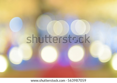 blur light bokeh abstract background in vintage concept,Bokeh texture, gold bokeh with black background