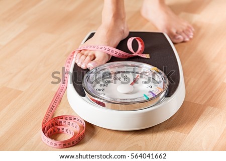 Weight scale. Royalty-Free Stock Photo #564041662