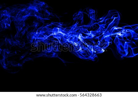 abstract white smoke on black background, smoke background, blue smoke background, blue ink