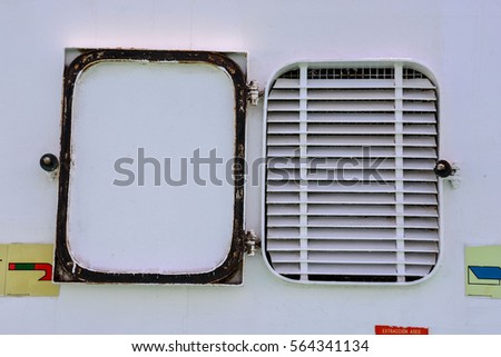 Photo Picture of a Windows Boat Porthole