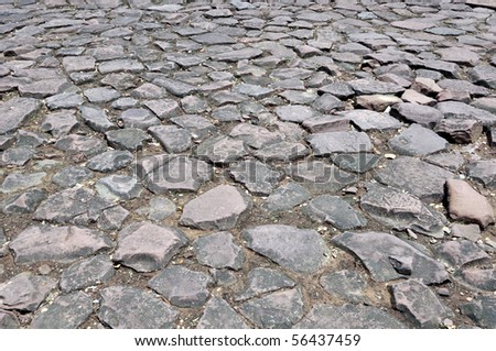 protrude nature stone floor