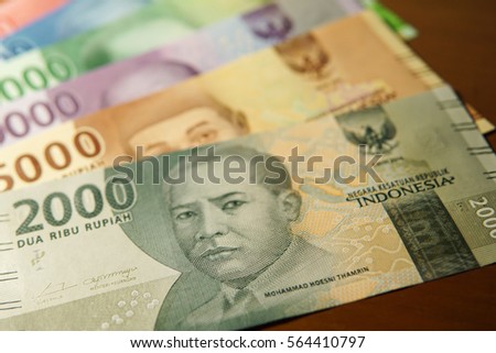 New Indonesian rupiah money