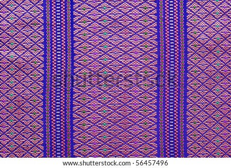 pattern of Thai cloth