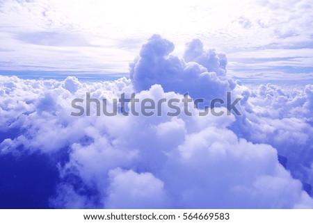 Above the clouds
