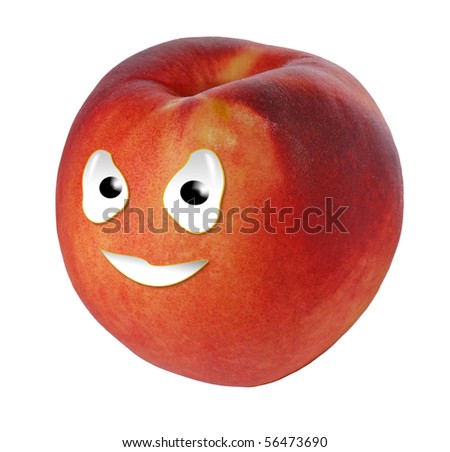 Happy food series - peach