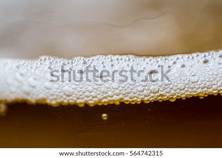 beer foam macro picture useful for background