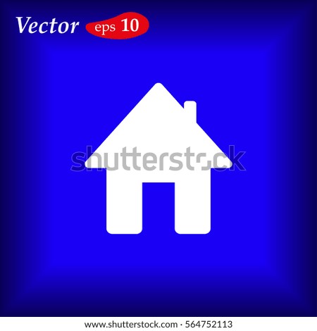 Small house. Icon Vector