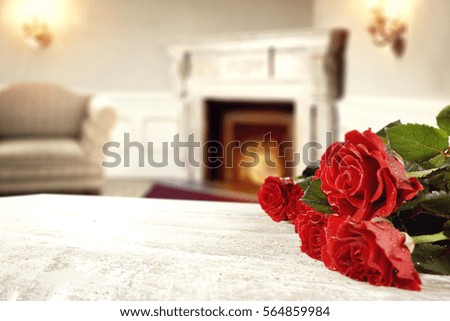 Valentine`s Day background and free space for your decoration 