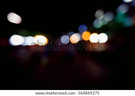 city light bokeh background