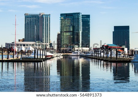 City Reflection -Baltimore Inner Harbor