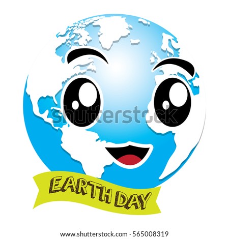 Colored Earth day graphic design, Vector illustration