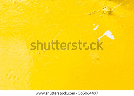 Yellow Metallic Surface