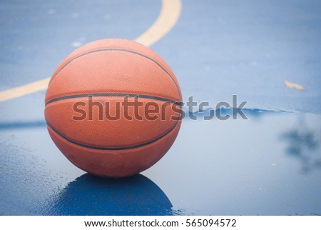 basketball on water