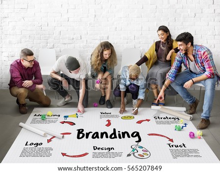 Product Branding Trademark Promotion Commercial Concept Royalty-Free Stock Photo #565207849