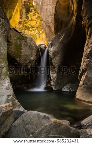 Saitabat waterfall, Bursa TURKEY 