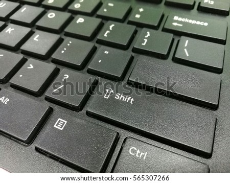 Motivational words and Business Quoted on keyboard for office use only