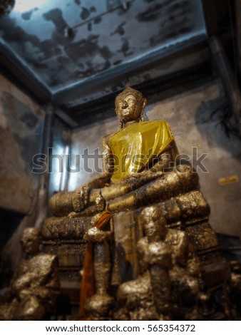 buddha statue in the Temple Thailand