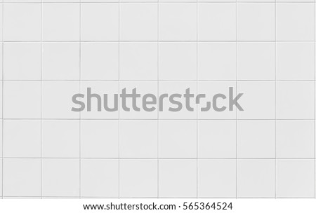 white concrete tile wall modern floors and textures Square Ceramic Mosaic Cube Pattern for Home Ideas Business And for decorating the bedroom. White rectangle mosaic tiles texture background.  Royalty-Free Stock Photo #565364524