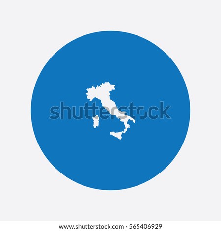 Map of Italy Vector Illustration