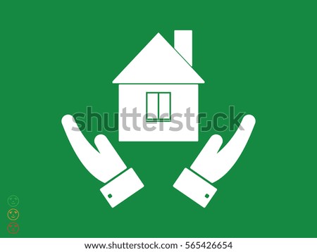 house, icon, vector illustration eps10