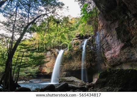 Waterfall Haew suwat Khao Yai National Park, Thailand
