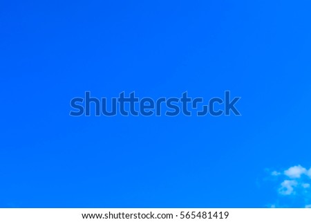 Blue sky background with tiny clouds.For making wallpapers , background.

