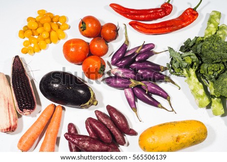 Diet vegetable set