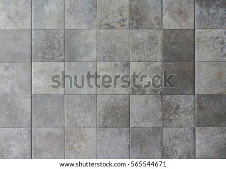 Grey tiles texture background 