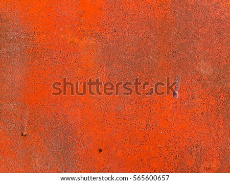 Metallic texture of red rusty iron