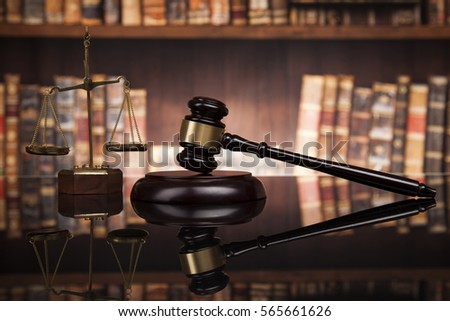 Court gavel,Law theme, mallet of justice